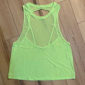 Lululemon Chase Me Tank 2017 Seawheeze Zippy Green